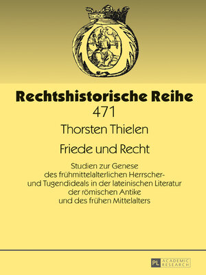 cover image of Friede und Recht